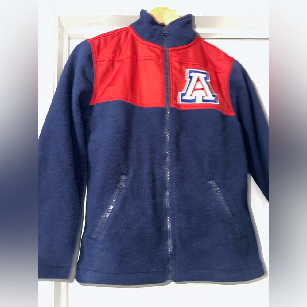 University of Arizona Full Zip Fleece Jacket Youth 10/12 Adult XS‎ NWT